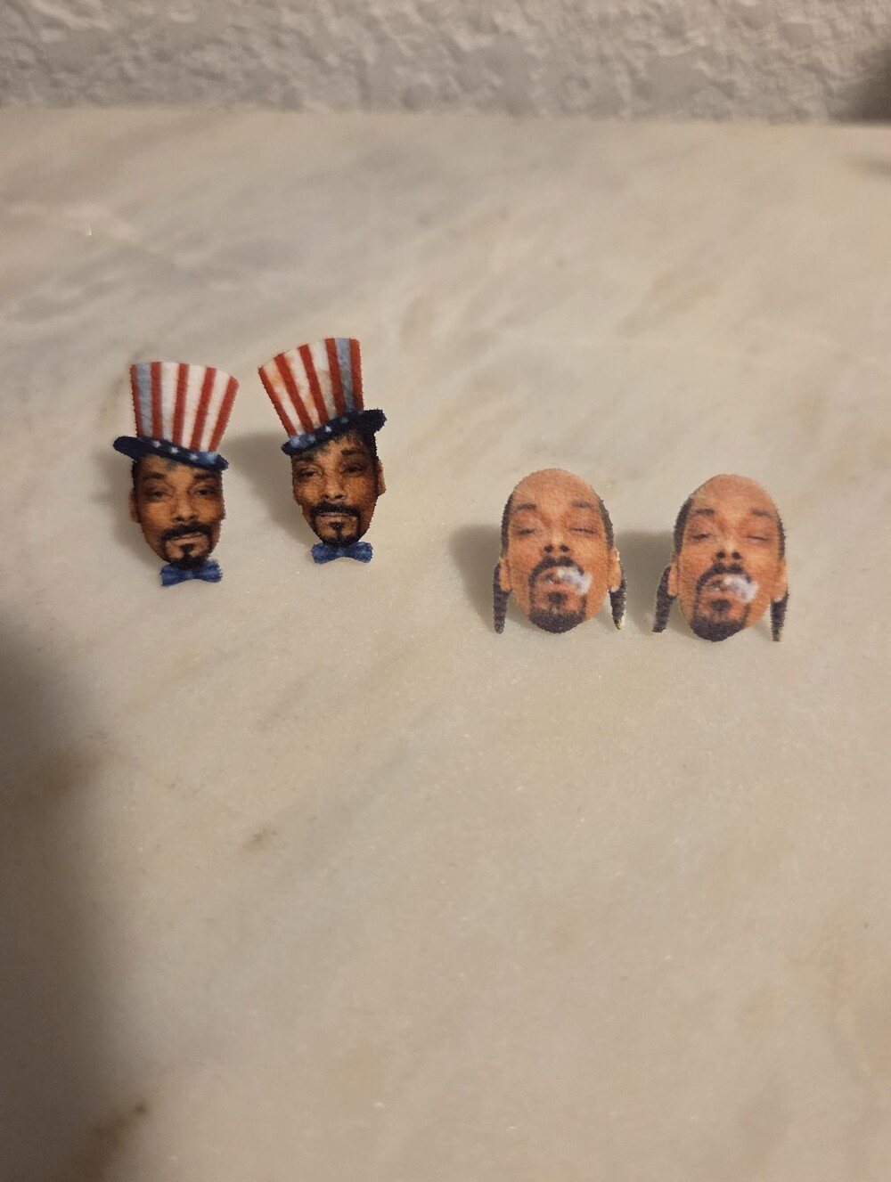 Snoop Dogg Stud Earrings